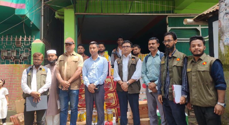 লক্ষ্মীপুরে নিম্নমানের ঘি ডিলারকে এক লক্ষ্য  টাকা জরিমানা